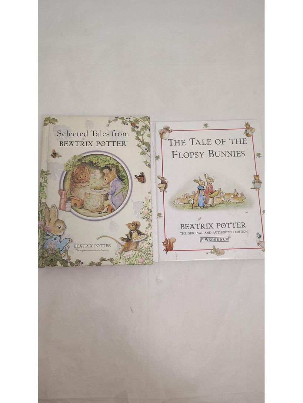 Beatrix Potter Children’s Book Lot Selected Tales Flopsy Bunnies HC